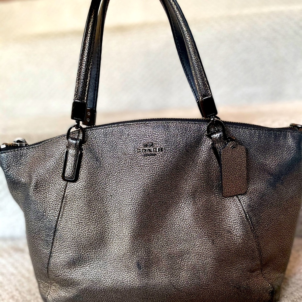 Gold Coach Bag
